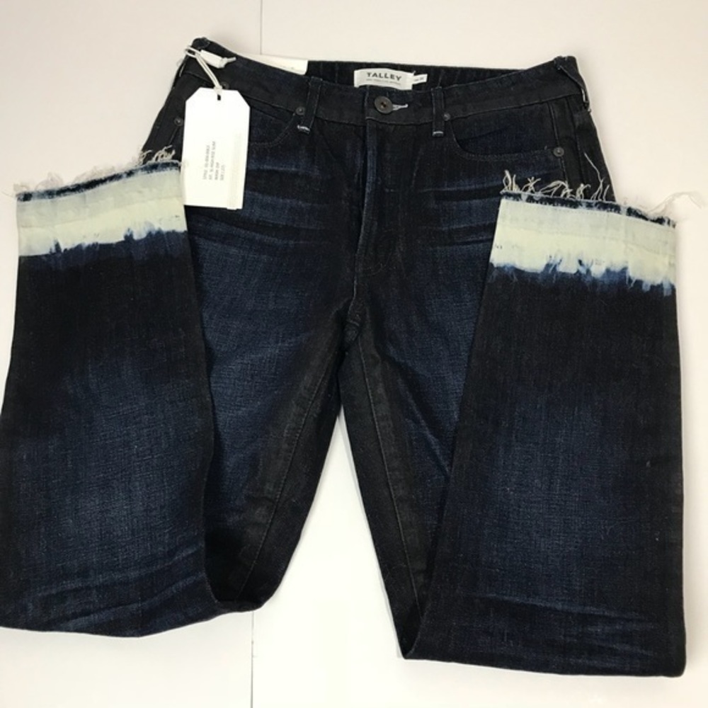 TALLEY | High rise Slim Dye Hem Jeans 28